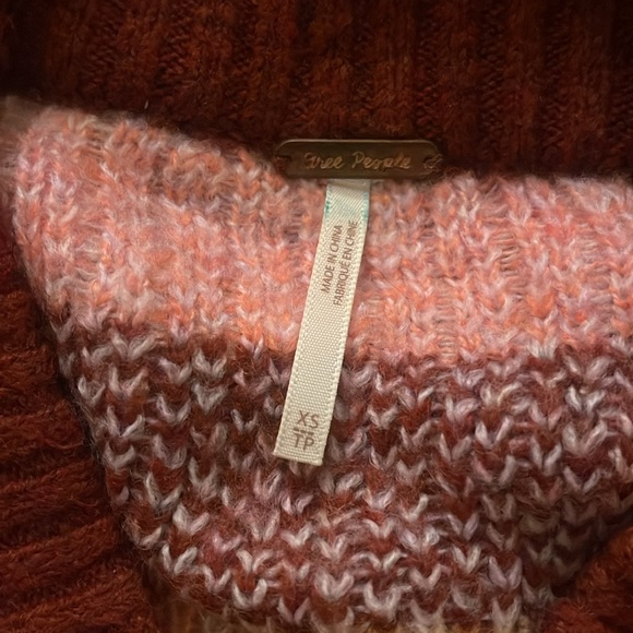 Free People Angle City Cardigan Button Down Oversize Size XS - Picture 4 of 5